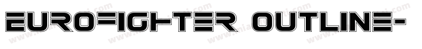 Eurofighter Outline字体转换